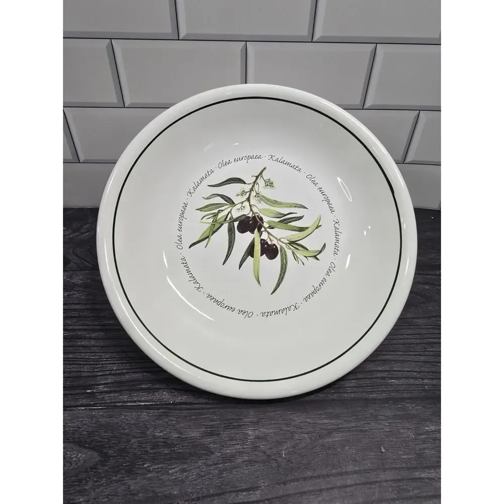 Williams Sonoma WSO20 Olea Europaea Pasta Bowls Set of 4 + 1 FREE Cracked Bonus